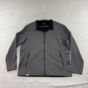 The North Face Windwall Jacket Mens XXL Grey Salesforce Full Zip Softshell